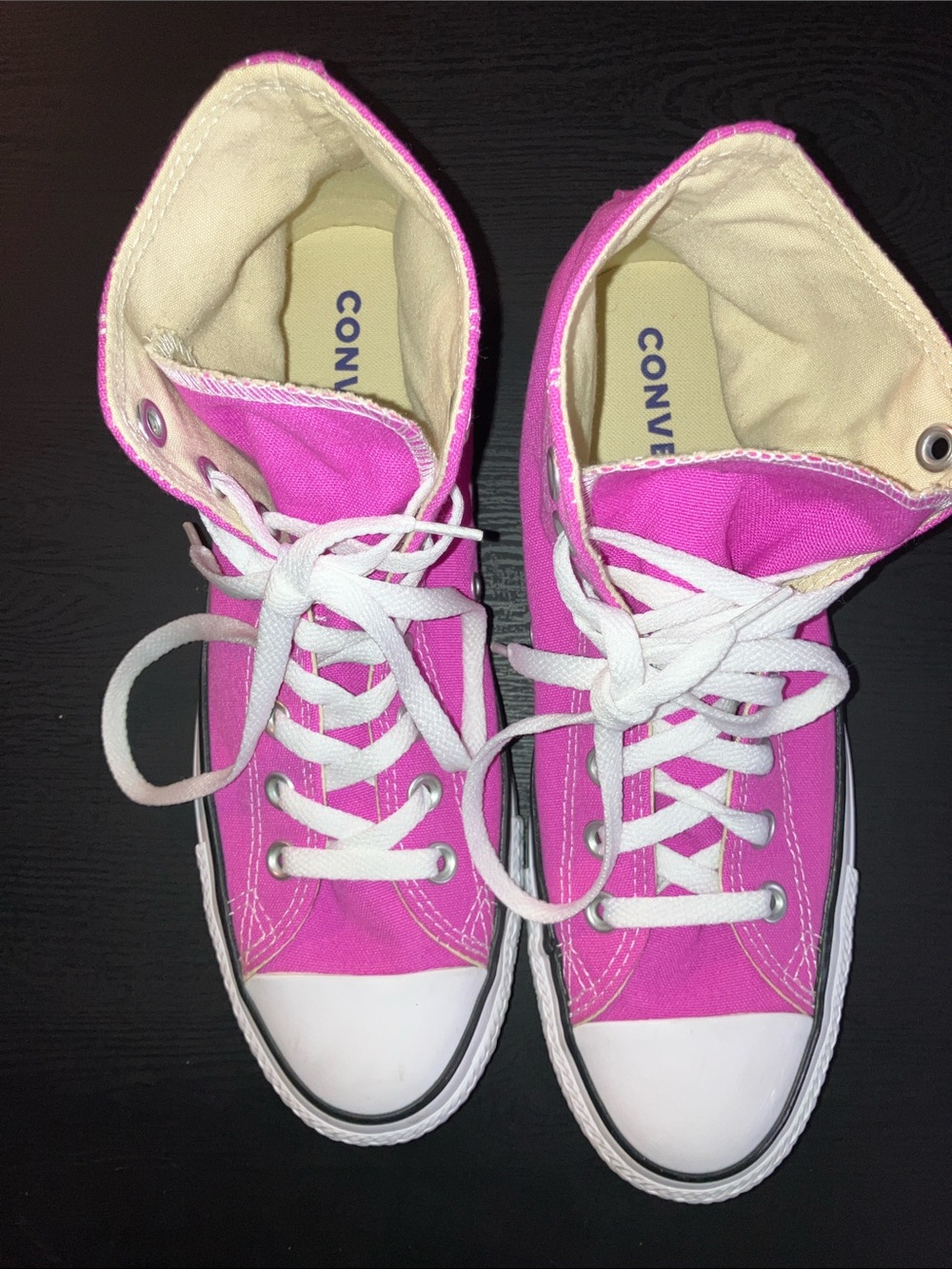 Converse Pink High-Top Canvas Sneakers